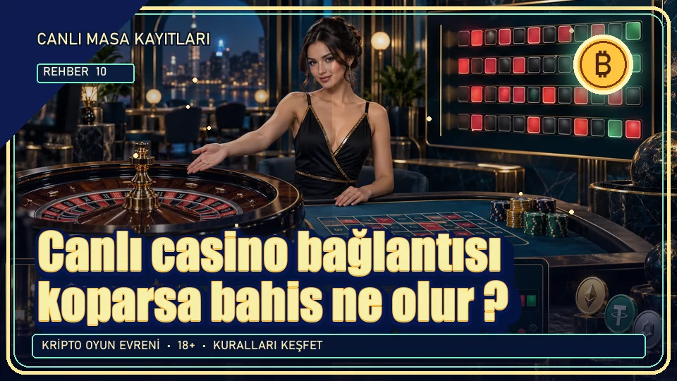 Canlı casino bağlantısı koparsa bahis ne olur? için kripto temalı oyun kapağı