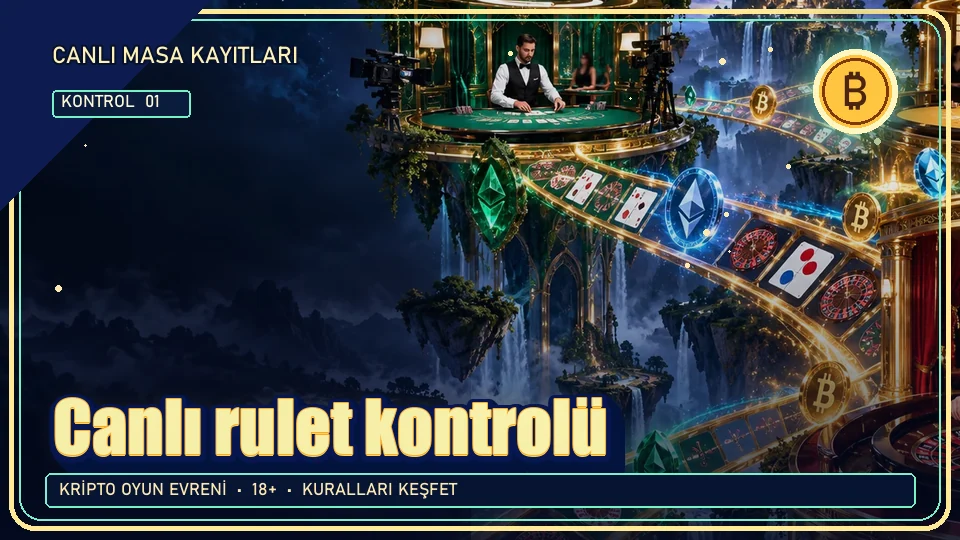 Canlı rulet için kripto temalı kontrol görseli